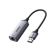 Aksessuar UGREEN USB to RJ45 Ethernet Adapter Aluminum Case, (Gray) CM209 (50922)