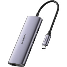 UGREEN USB-C to 3xUSB 3.0+Gigabit Ethernet Adapter (60718)