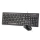 Keyboard A4 Tech KR-8372 (Keyb+Mouse Combo)