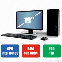 Masaüstü kompüter Acer G4400-RAM 4GB-HDD 1TB-Acer Monitor 19 LED