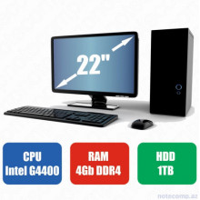 Masaüstü kompüter Lenovo G4400-RAM 4GB-HDD 1TB-Lenovo Monitor 22Full HD 1920 x 1080