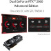 Gaming videocard ASUS DUAL GeForce RTX 2060 6Gb (DUAL-RTX2060-O6G-EVO)